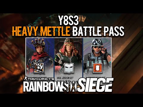 Y8S3 Heavy Mettle COMPLETE New BATTLE PASS - Showcase - Rainbow Six Siege Year 8