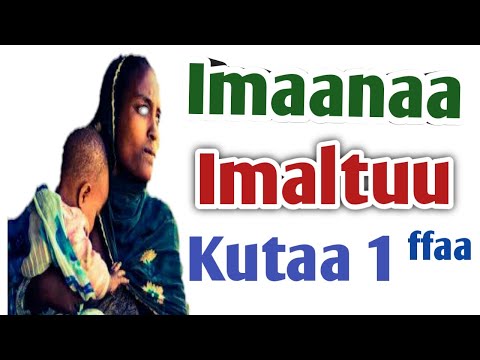 Asoosama Imaanaa Imaltuu Kutaa 1ffaa