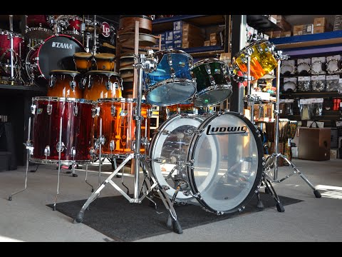 Ludwig Vistalite Jellybean 8 Piece Drum Kit image 13