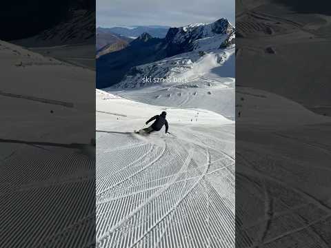 A fresh groomer can heal almost anything #ski #skiing