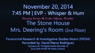 preview picture of video 'PRISM Paranormal Miami - Deering Estate FL 11/20/14 - EVP Whisper & Hum - Audio Spectrogram Analysis'