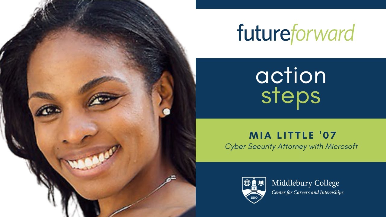 How to Build a Career in Cybersecurity: Advice from Microsoft Cybersecurity Attorney Mia Little ’07 video thumbnail