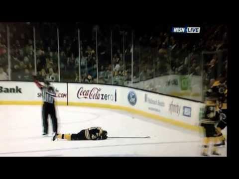 Boston Bruins vs Pittsburg Penguins, Thornton KO's Orpik, Neal-Marchand