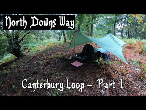 The North Downs Way Canterbury Loop | Wildcamp Bigbury Camp | Hiking Kent | Tom Outdoors | Part 1