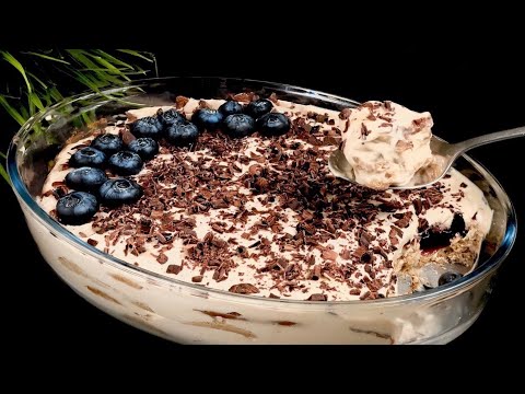 WITHOUT OVEN!  Dessert in 5 minutes!  You will be thrilled!  😋super delicious and disappears in no