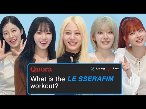 LE SSERAFIM (르세라핌) Reply To Fans Online