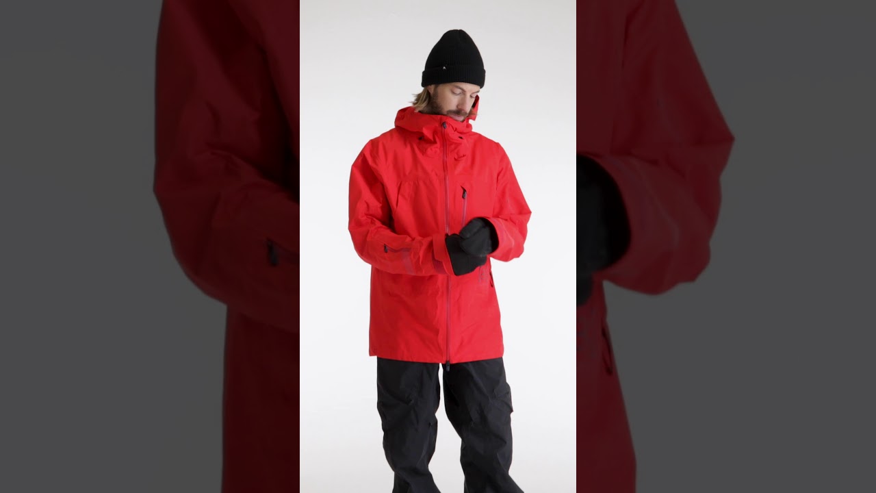 BURTON レッド フード付きジャケット L Burton AK Freebird Gore-Tex Jacket - Men's - Clothing