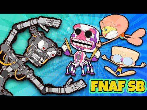 Mongo e Drongo em FNAF Security Breach Parte 9 - Five Nights at Freddy's SB em Desenho Animado