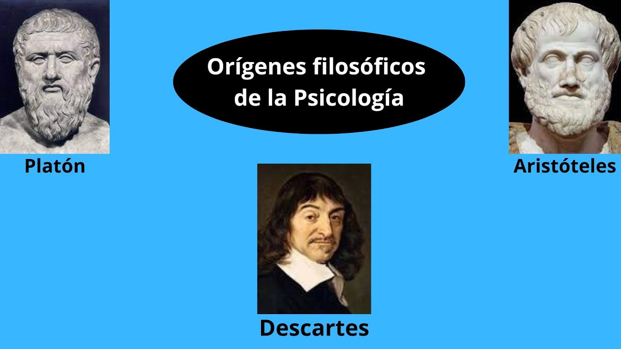 Orígenes filosóficos de la Psicología: Platón, Aristóteles, Descartes