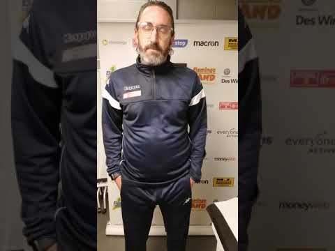 Post Match with Jonathan Greening after the home draw with Mickleover