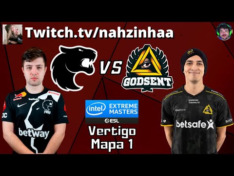 Furia vs GODSent (Vertigo - Mapa 1 MD3) Brasil x Brasil - Transmissão nahzinhaa e boltz