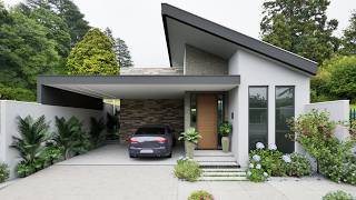 CASA PEQUENA E MODERNA TERRENO 10X20m - Planta Baixa no Final do Vídeo (153 m² construído) P11