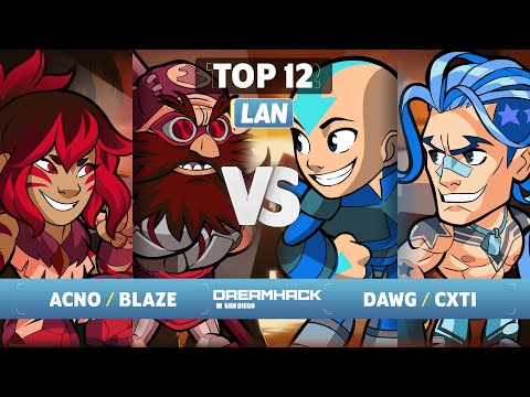 Acno & Blaze vs Dawg & Cxti - Top 12 - Dreamhack San Diego 2023 - LAN 2v2