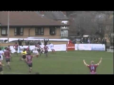 Matt Heeks's try saving tackle [edgeRugby]