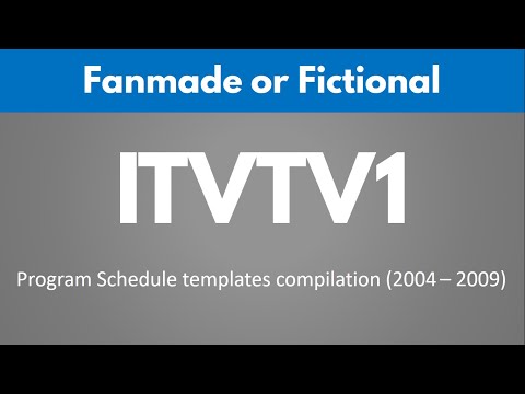 ITVTV1 (Identsive) - Program Schedule templates compilation (2004 - 2009)