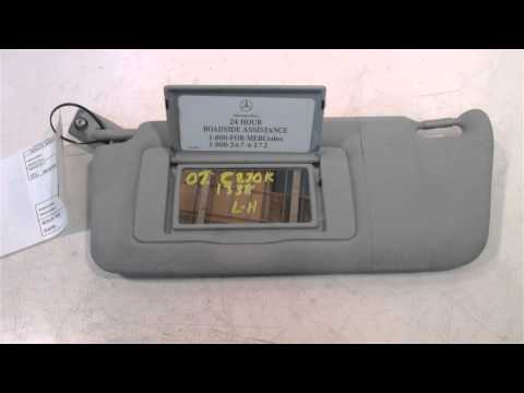 2002 Mercedes C230 Sun Visor GREY LH 203TYPE - mbiparts.com Used OEM Mercedes Parts - Dismant... OEM