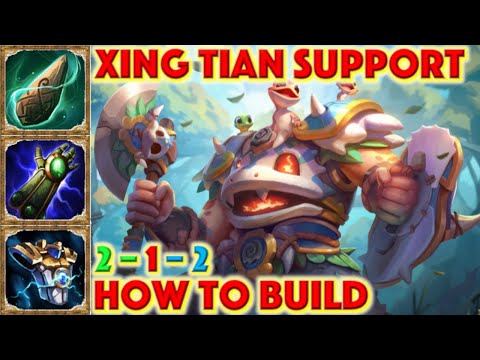 SMITE HOW TO BUILD XING TIAN - Xing Tian Support + How To + Guide (Season7 Conquest) Gecko Gladiator
