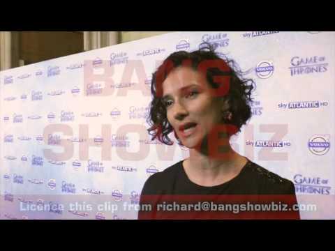 Game of Thrones Premiere   Indira Varma, Ellaria Sand, Interview
