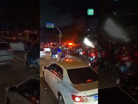 Moradores protestam por melhorias em passarela na BR-116, em Fortaleza; veja vídeo