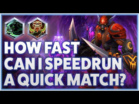Illidan Hunt - HOW FAST CAN I SPEEDRUN A QUICK MATCH?