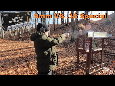 9mm VS .38 Special - Fiocchi Defense Dynamics