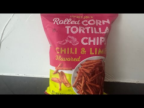 Trader Joe’s Chili and Lime Tortilla Chips #veganfoodtastetest #traderjoes #chiliandlimetortilla