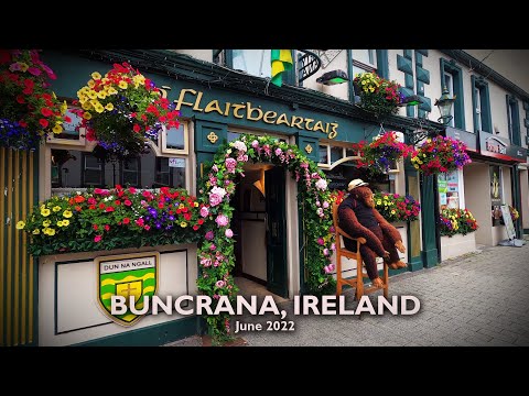 Exploring Buncrana 🇮🇪 | Captivating Town on Ireland's Windswept Inishowen Peninsula | Let's Walk!