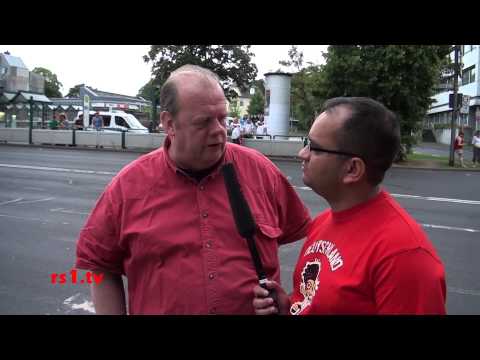 2014-07-04 Polizei unterbindet Autokorso in Remscheid