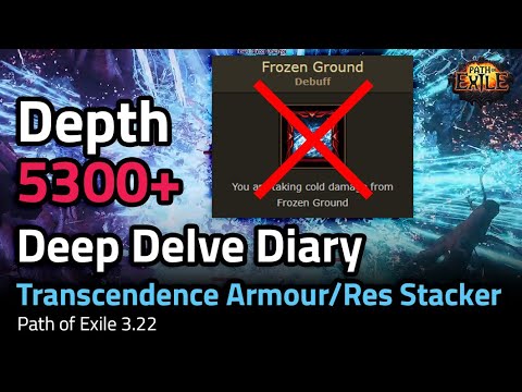 [3.22] Frozen Ground DELETED From Delve! Depth 5300+ Bossing and Gameplay! - Path of Exile 3.22