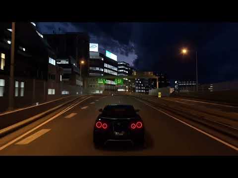 Inna - Deja Vu (slowed reverb)- Nissan GTR night drive.