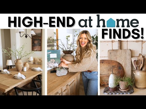 SOURCING BUDGET-FRIENDLY DECOR AT AT HOME || HOME DECORATING TIPS AND IDEAS || SPRING DECOR IDEAS