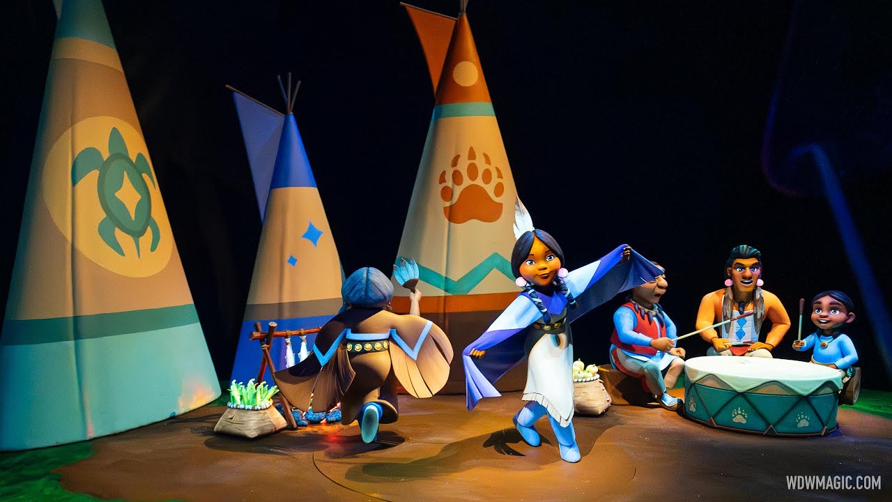 New Village Scene in Peter Pan's Flight 2024