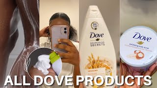 Morning Shower Routine Using Only Dove Products | Self Care, Skin Care + Body Care