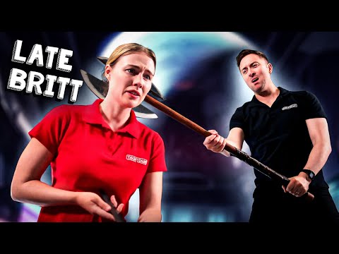 Britt is late to work