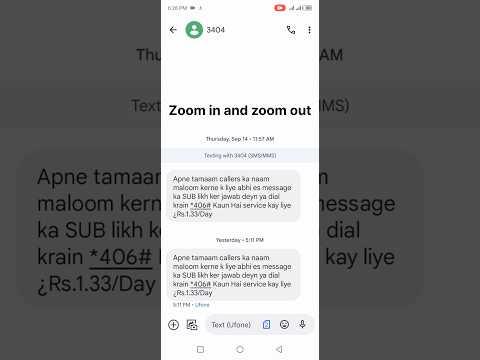 How to change text message font size on android phone