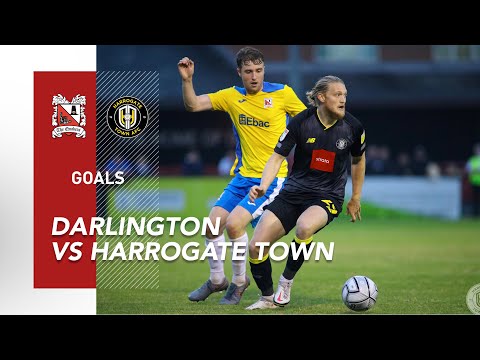Goals: Darlington v Harrogate Town