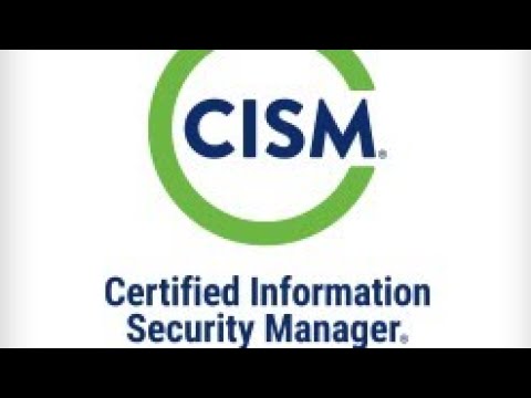 1 C I S M Introduction ISACA CISM FULL COURSE DOMAIN 1 INFORMATION SECURITY GOVERNANCE