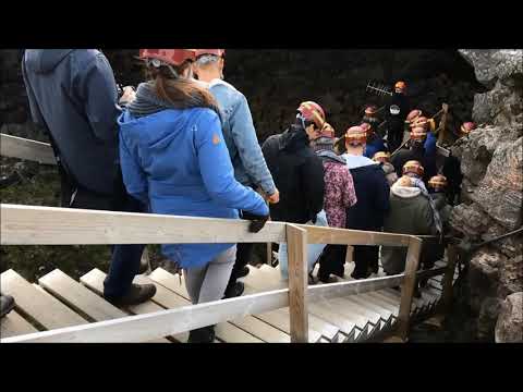 Vidgelmir lava tunnel - "The Cave" - Iceland tourist attraction
