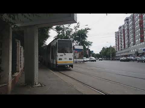 Tramvaiul V3A #111 pe linia 36