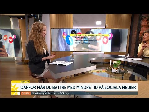 Så blir du av med beroendet av sociala medier | Nyhetsmorgon | TV4 & TV4 Play