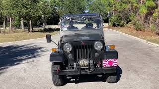 1984 Mitsubishi Jeep J54 Idling