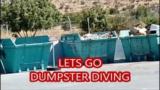 LETS GO DUMPSTER DIVING