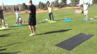 Tour Striker Golf Academy Yoga Segment w The Golf Yogi, Mark Williamson