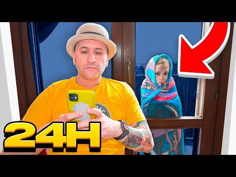 PAPÀ SALVO CHIUDE GIORGIA FUORI DAL BALCONE 24H | Giorgia fuori casa di notte!