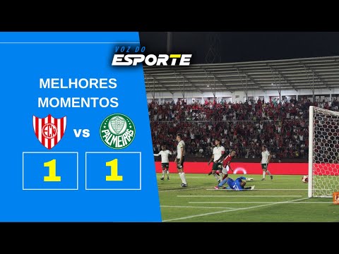 NOROESTE 1X1 PALMEIRAS |  MELHORES MOMENTOS PAULISTÃO 2025