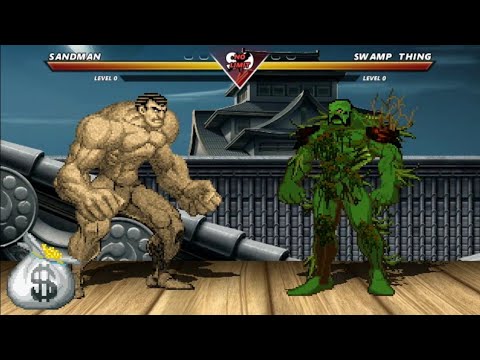 Sandman vs Swamp Thing - High level insane fight !