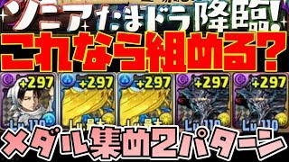 【パズドラ】ソニアたまドラ降臨・リヴァイ＆完全ずらし周回編成2パターン紹介