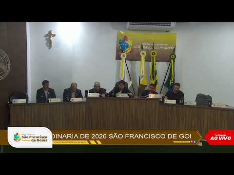 68ª SESSÃO ORDINÁRIA DE 2026 - SÃO FRANCISCO DE GOIÁS