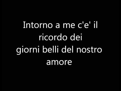 Tornero - Pupo (with lyrics - con lirica)