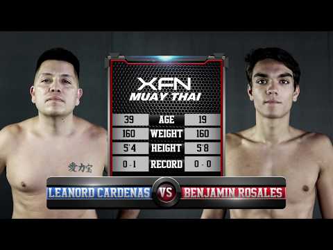 Leanord Cardenas vs Benjamin Rosales XFN 15 Muay Thai